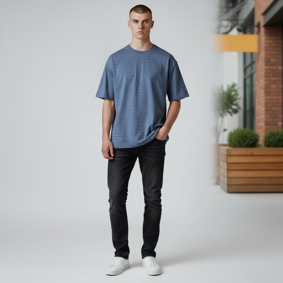 Goodfellow & Co Other - Goodfellow & Co Mens Casual Blue Crew Neck Short Sleeves T-Shirt Size Small